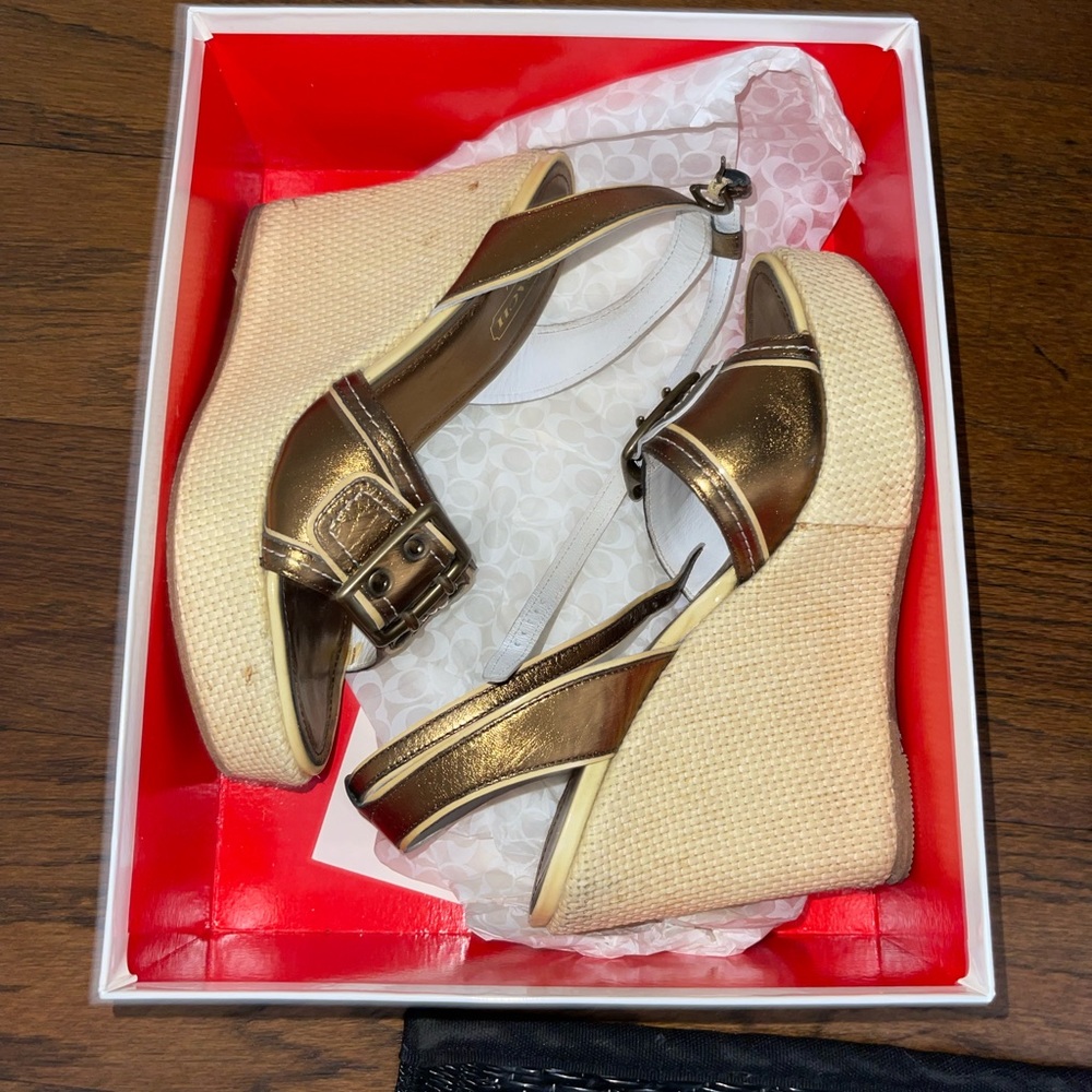 Coach wedges